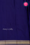 Pure Mysore Crepe Silk Saree-Navyblue- PA35304