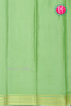 Pure Mysore Crepe Silk Saree-Pistagreen- PA33665