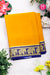Pure Mysore Crepe Silk Saree- Contrast-Yellow And Navyblue-PA19804