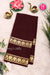 Pure Mysore Crepe Silk Saree-Gandaberunda Border-Chocolatebrown-PA20598