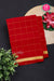 Pure Mysore Crepe Silk Saree-Singlechecks-Red-PA20527
