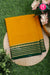 Pure Mysore Crepe Silk Saree-Mustardyellow And Bottlegreen-PA26302
