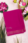 Pure Mysore Crepe Silk Saree-Mejentapink-PA20546