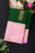 Pure Kanchipuram Silk Saree-Bottlegreen And Lightpink-PA23514