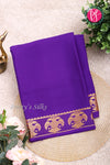 Pure Mysore Crepe Silk Saree-Gandaberunda Border-PF84405