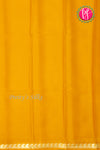 Pure Mysore Crepe Silk Saree-MustardYellow-PA21766