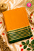Pure Mysore Crepe Silk Saree -Mustardyellow And Bottlegreen-PF73884