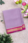 Pure Mysore Crepe Silk Saree -Dusty Mauve And Mejentapink-PA10650