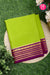 Pure Mysore Crepe Silk Saree-Green And Purple-PA26302