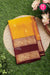 Half Pure Kanchipuram Silk Saree-Mustardyellow And Maroon-PA25793
