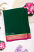 Pure Mysore Crepe Silk Saree-Green And Pink-PA19960