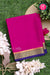 Pure Mysore Crepe Silk Saree-Mejentapink And Navyblue-PA22237