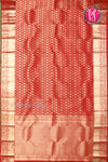 Pure Kanchipuram Silk Saree-Red-PA04483