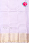 Pure Kanchipuram Silk Saree-Navyblue And Pale lilac-PA23543