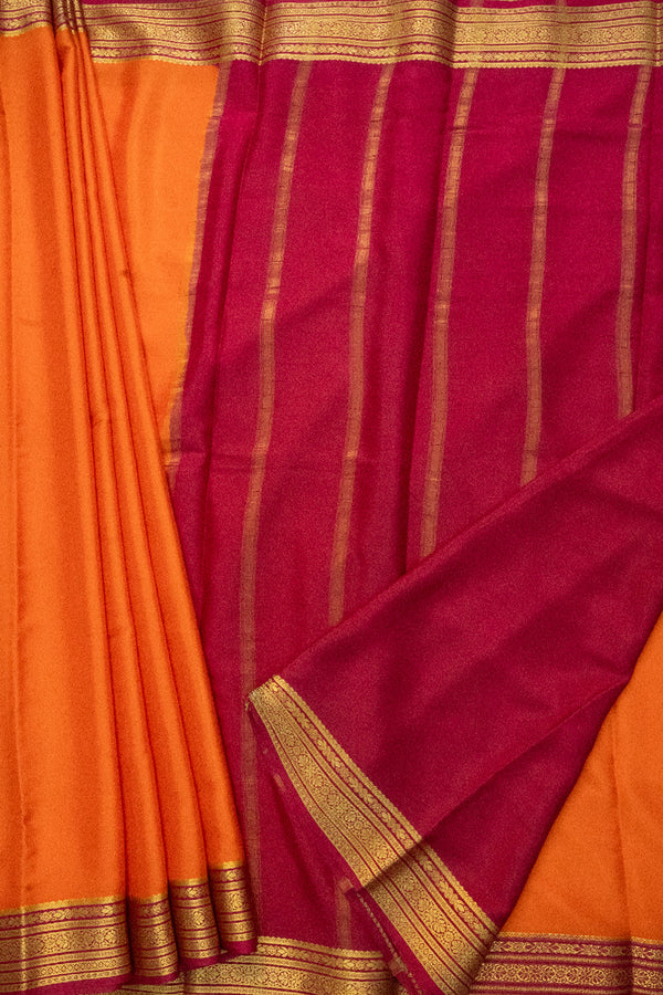 Pure Mysore Crepe Silk Saree-PA85007
