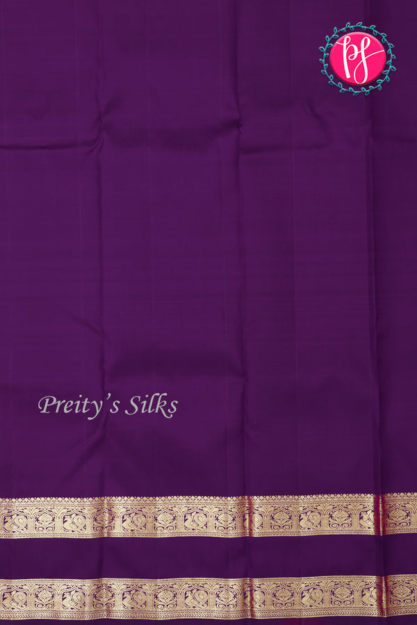 Pure Kanchipuram Silk Saree-Onionpink And Purple-PA23554