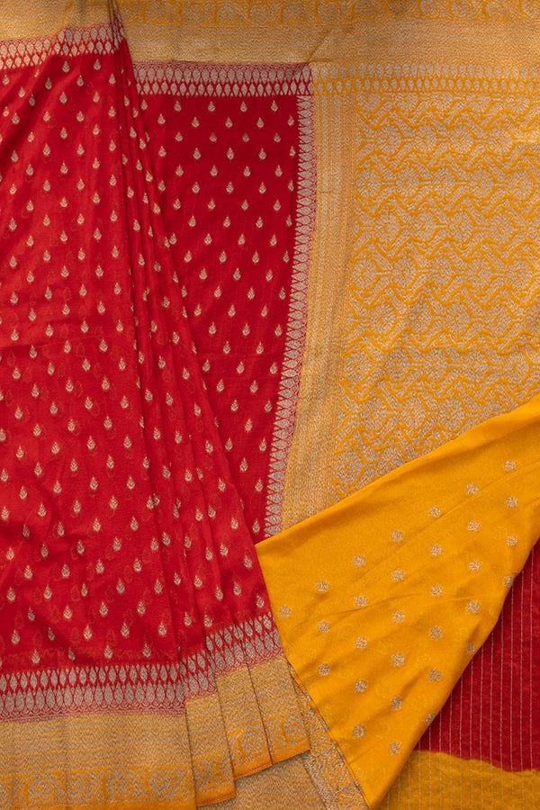 Day 3 Semi Banarasi Silk Saree-PA49078