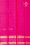 Pure Kanchipuram Silk Saree-Yellow And Pink-PA35455
