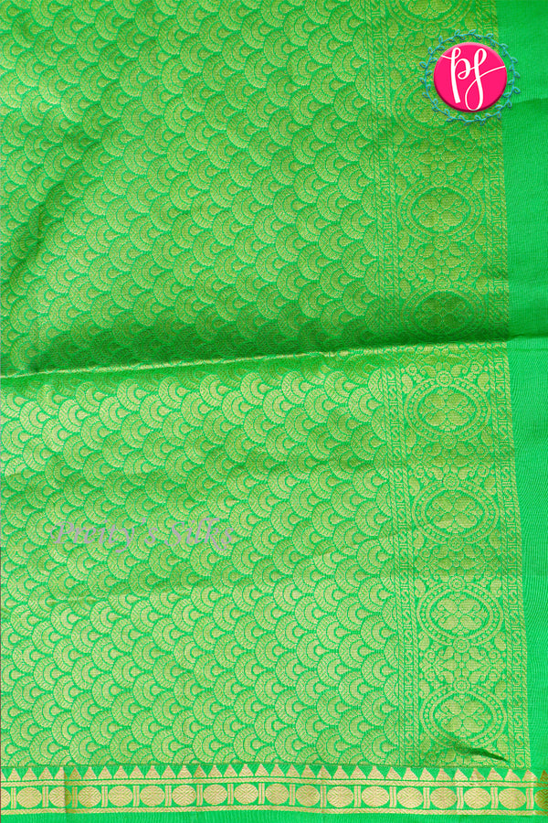 Kanchipuram Soft Silk Saree-Purple And Parrot green-PA20267