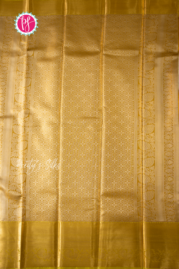 Semi Kanchipuram Silk Saree-Lightpink And Mehandigreen-PA57094