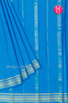 Pure Mysore Crepe Silk Saree -Skyblue-PF46924