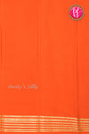 Pure Mysore Crepe Silk Saree-Peachorange And Orange-PF73884