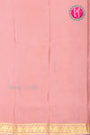 Pure Mysore Crepe Silk Saree-Gandaberunda Border-Peach-PA20598