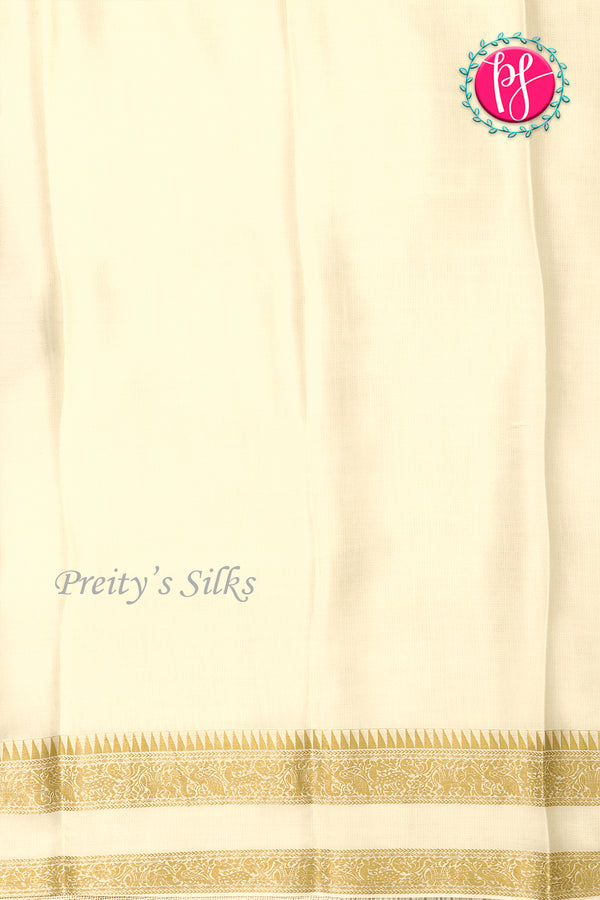 Pure Designer Crepe Silk Saree-Mauve And Halfwhite-PA20827