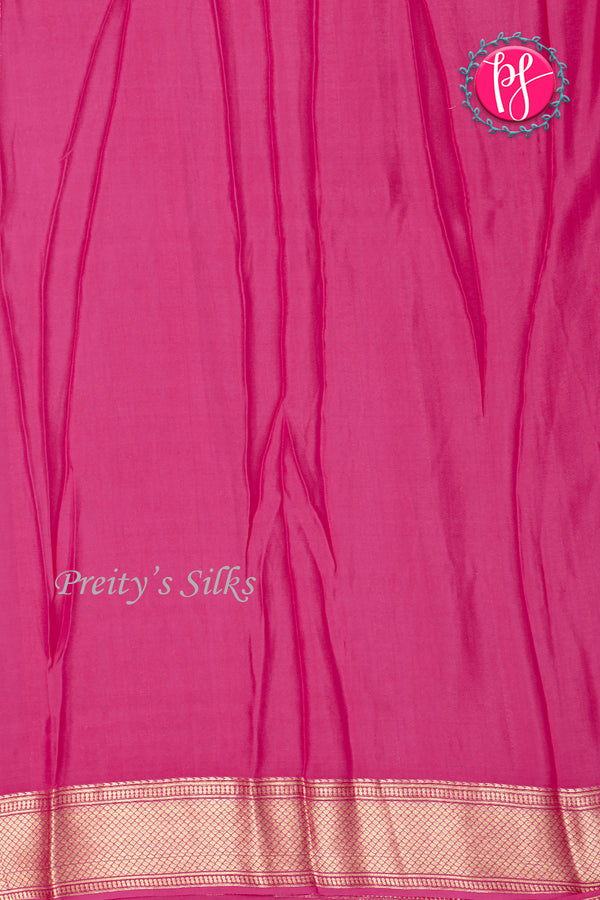 PURE KADDI BANARASI GEORGETTE SILK SAREE-Pastelpink-PA23868