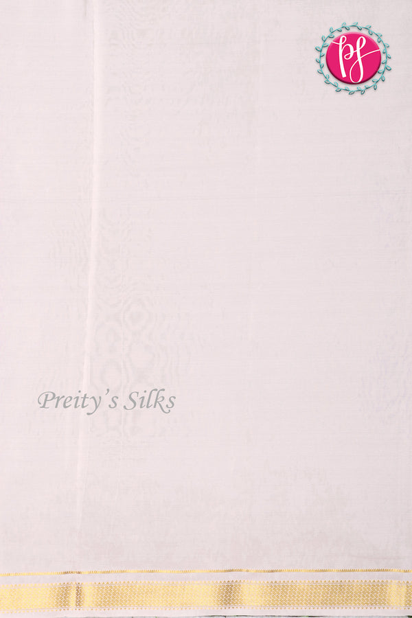 Pure Mysore Crepe Silk Saree -PF80456