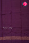 Half Pure Kanchipuram Silk Saree-Maroon And Wine-PA25014