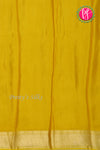 PURE KADDI BANARASI GEORGETTE SILK SAREE-Mehandigreen-PA23868
