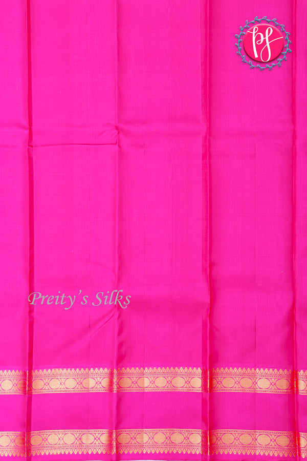 Pure Kanchipuram Silk Saree-Mauvepink And Mejentapink-PA35455