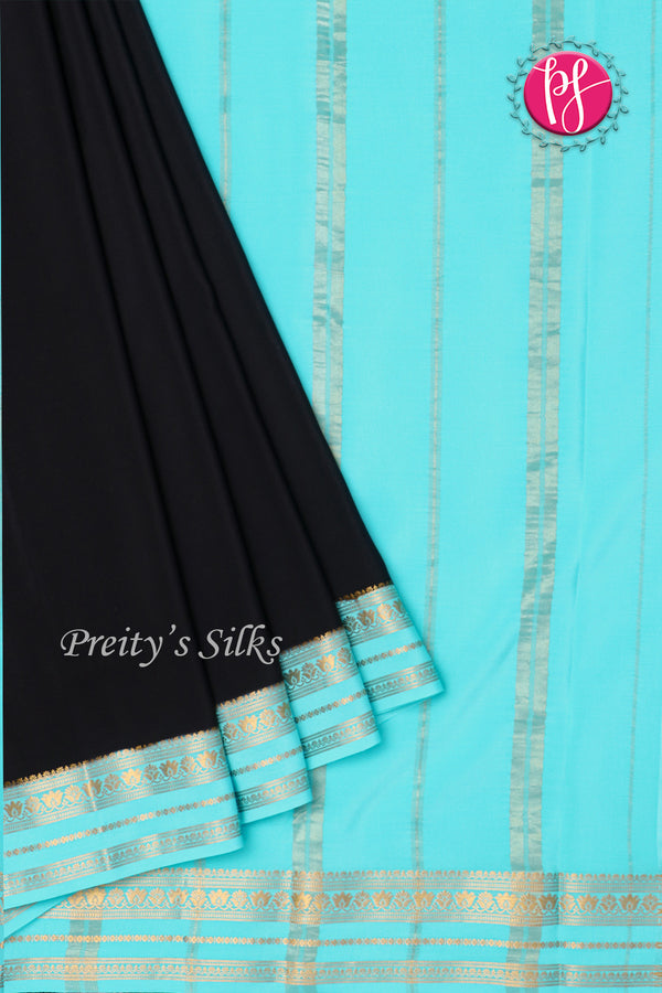 Premium Pure Mysore Crepe Silk Saree -PF80863