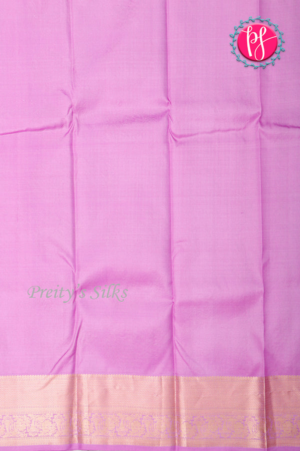 Pure Brocade Kanchipuram Silk Saree-Pastelpink-PA24533