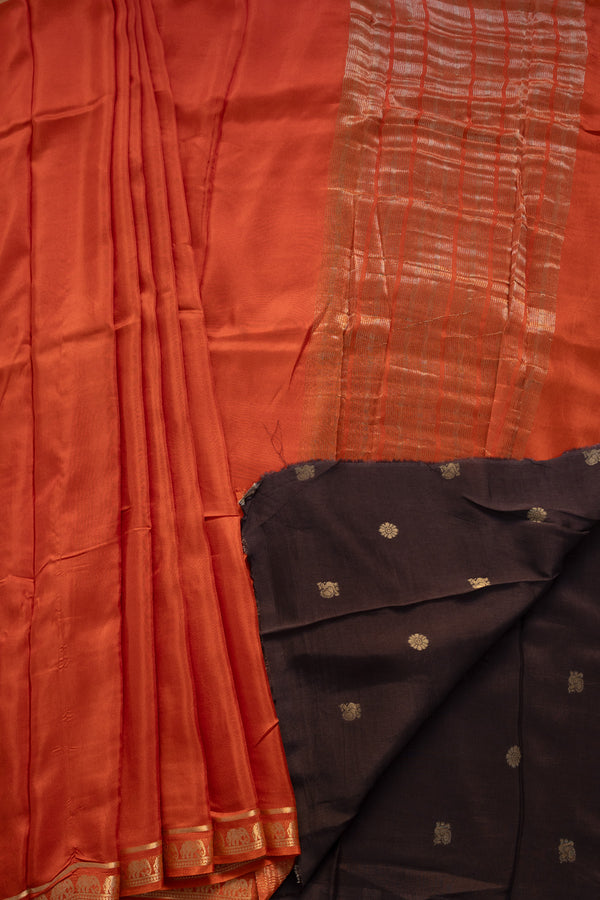 Day 1 Semi Mysore Crepe Silk Saree-PA28073
