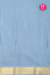Pure Mysore Crepe Silk Saree -Bluishgrey-PA01332