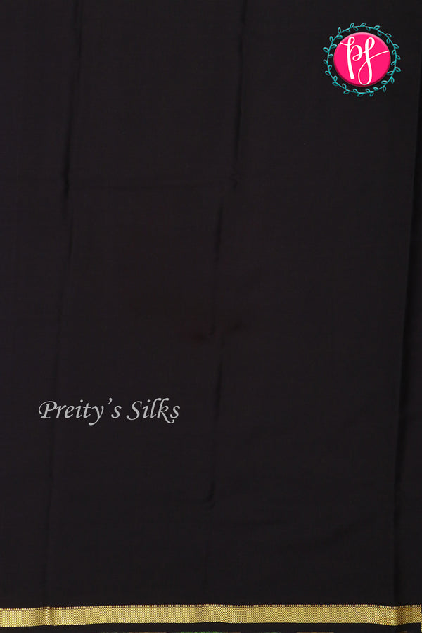 Pure Mysore Crepe Silk Saree-Singlechecks-PA20527