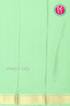 Pure Mysore Crepe Silk Saree -Purplr And Seagreen-PF82616