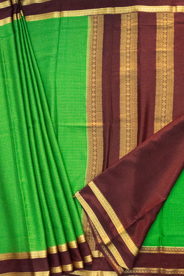 Day 6 Pure Mysore Crepe Silk Saree-PA86045