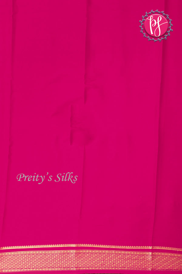 Pure Mysore Crepe Silk Saree -Pink-PA84140