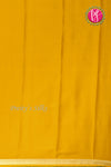 Pure Mysore Crepe Silk Saree -Mustardyellow-PA03056
