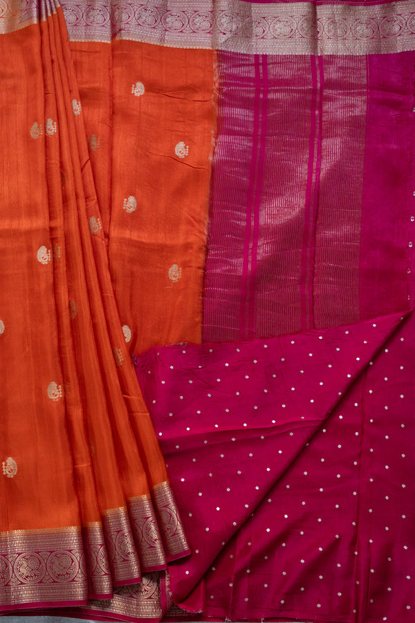 Day 1 Semi Tussar Silk Saree-PA53688
