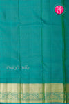 Pure Kanchipuram Silk Saree-Olivegreen And Deep CyanGreen -PA23554