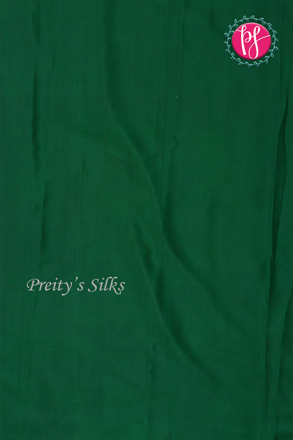 Pure Mysore Crepe Silk Saree Borderless Contrast -PA09550