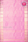 Pure Brocade Kanchipuram Silk Saree - light pink-PA04492