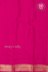 Pure Mysore Crepe Silk Saree-Pink-PF84310