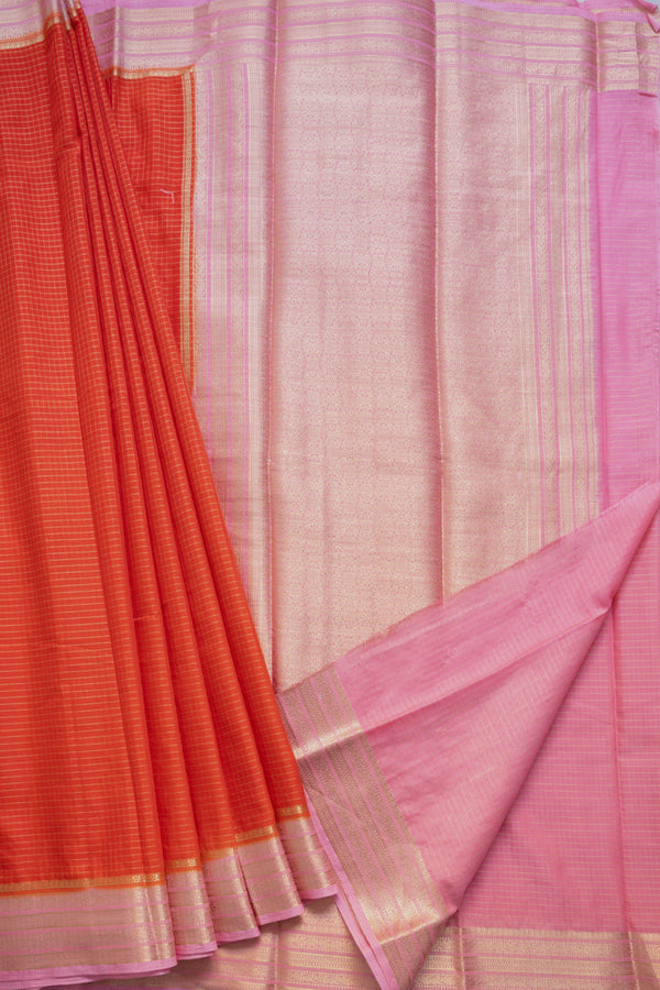 Semi Mysore Crepe Silk Saree-PA33051