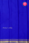 Pure Mysore Crepe Silk Saree-Royalblue-PA21845