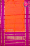 Kanchipuram Soft Silk Saree-Orange And Mejentapink-PA20390